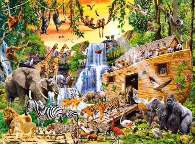 3000 darabos puzzle – Noé bárkája állatokkal