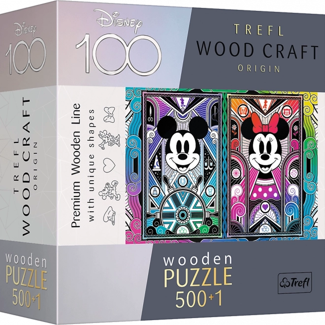 Fa puzzle Mickey Mouse & Minnie 501 darab