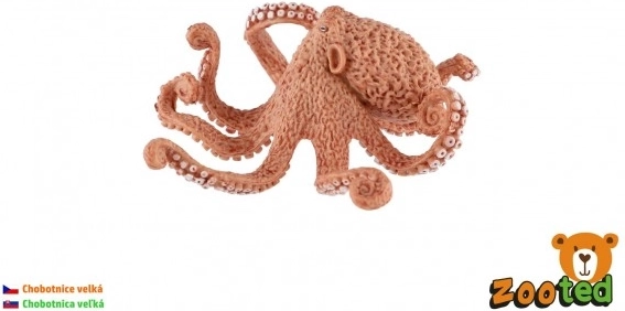 Nagy polip műanyag figura 11 cm
