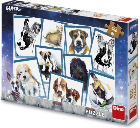 Gump Kutya és Barátai 500 Darabos Puzzle