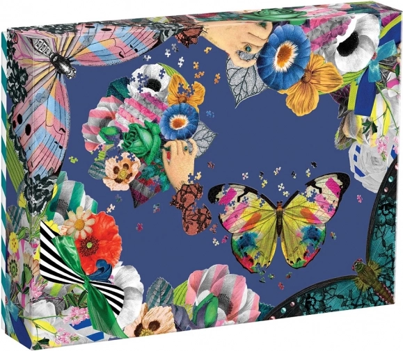 Christian Lacroix alakú puzzle - Pillangó és Csokor egy készletben