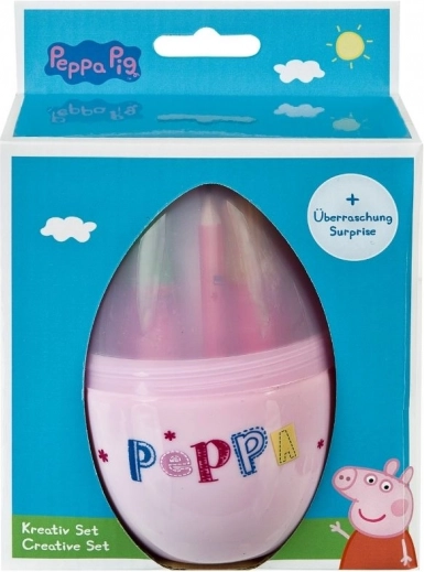 Peppa malac rajzkészlet tojás alakban