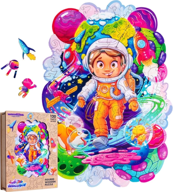 Fa puzzle Űrkalandozó 120 darab
