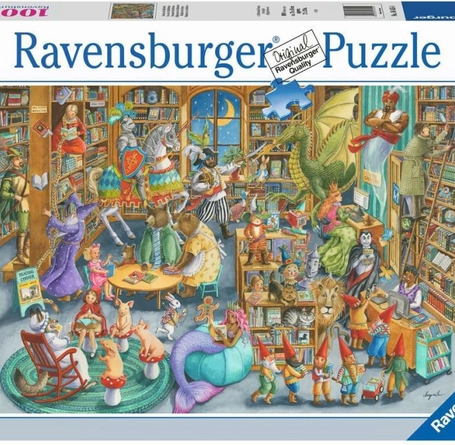 Könyvtár Északi Puzzle Ravensburger Puzzle 2D 1000