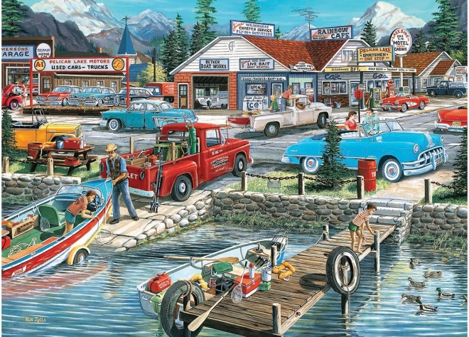 Puzzle EUROGRAPHICS Menjünk horgászni, 1000 darabos