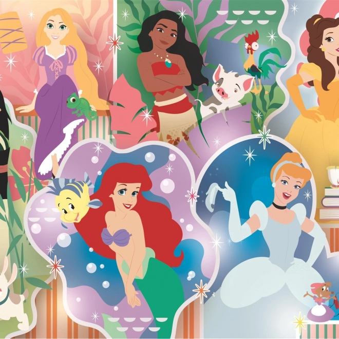 Maxi puzzle Disney hercegnők, 24 darabos, CLEMENTONI