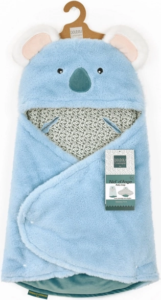 Yoca le Koala kapucnis plüss takaró 70 cm