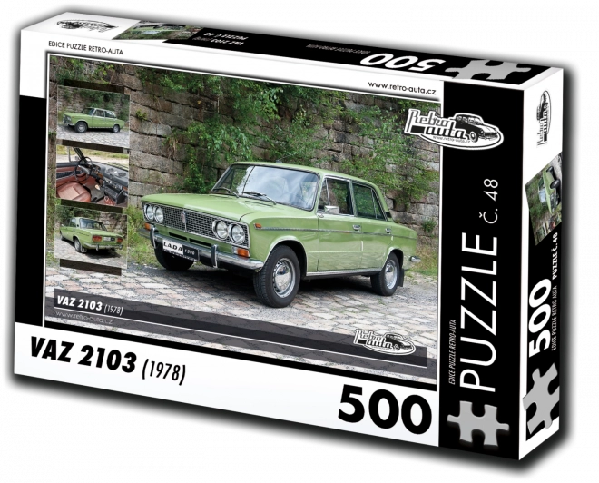 retro-autók puzzle vaz 2103 (1978) – 500 darab