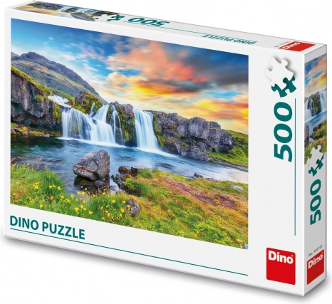DINO puzzle Izlandi vízesés 500 darab