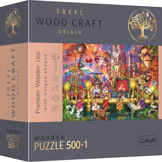 Varázslatos világ fából készült puzzle 501 darab