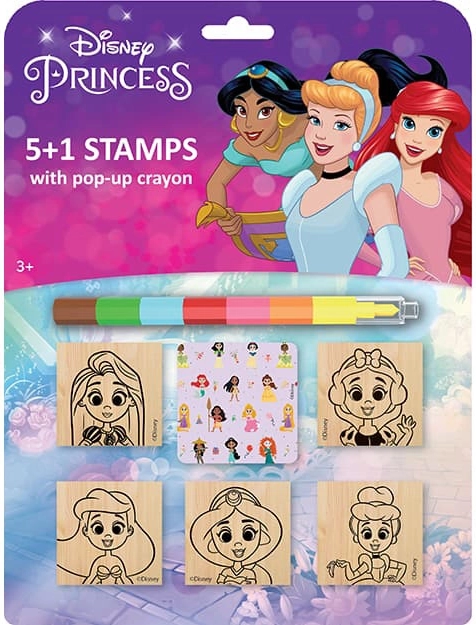 Disney Hercegnők bélyegzőkészlet viaszkrétával