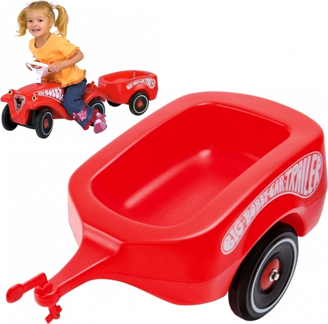 Piros BIG Bobby Car utánfutó gyerekeknek