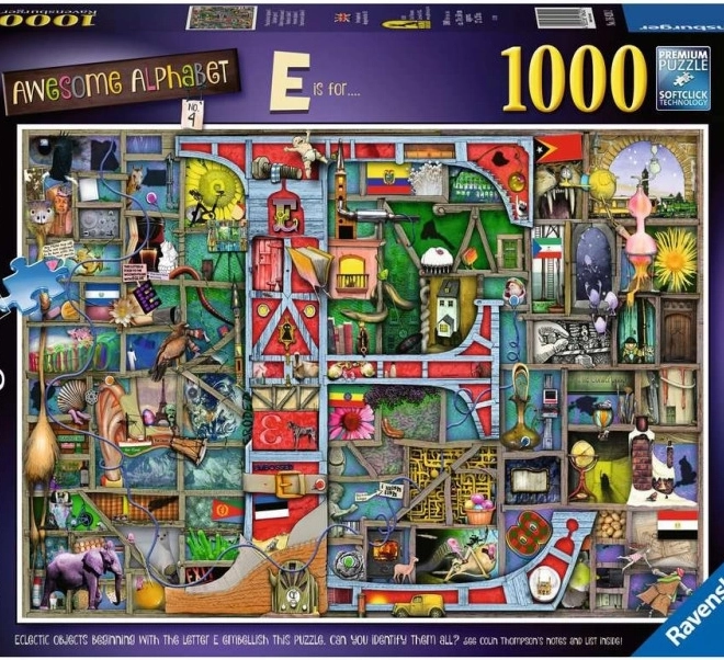 Ravensburger puzzle Csodálatos ábécé E & F 1000 darab