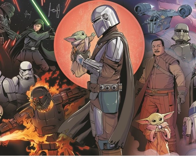 The Mandalorian kaland panoráma puzzle, 1000 darabos