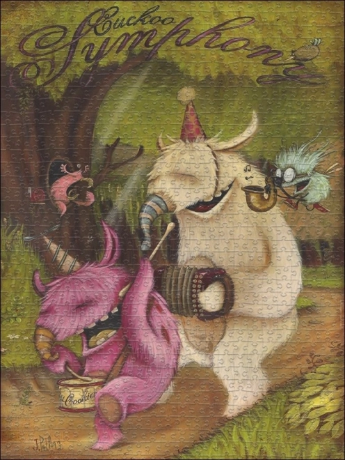 Puzzle HEYE Zozoville: Kakukkóra Szimfónia 1500 Darab