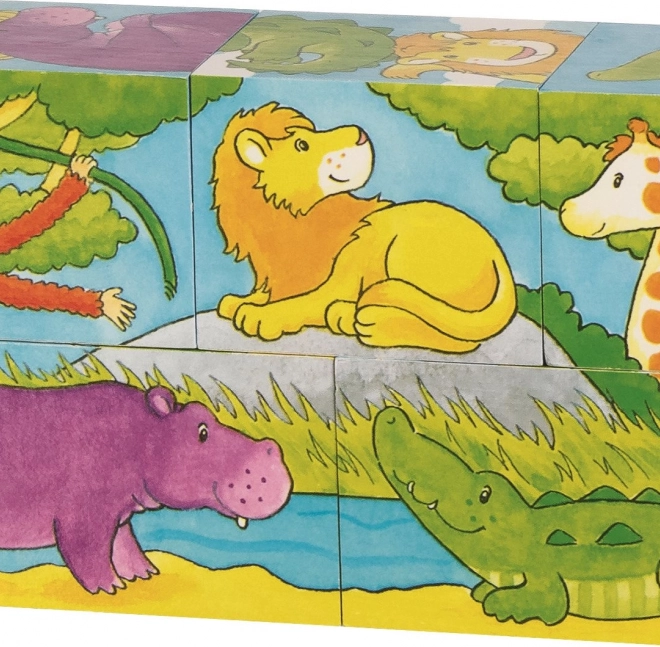 Fa kockák Szafari és Arktisz, 5 kocka