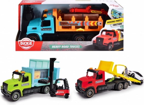 Városi VOLVO teherautó 22 cm – 3-féle mix