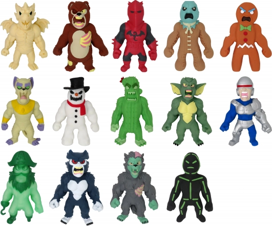 Flexi Monster 6. sorozat – nyújtható rémisztő figurák