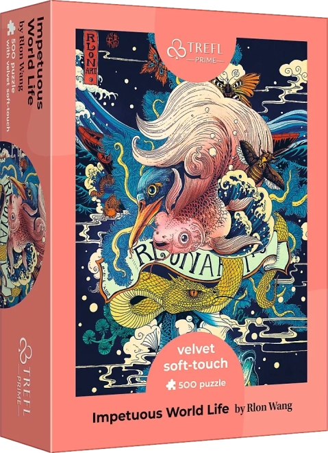 Trefl puzzle Velvet Soft Touch: Az élet féktelen világa 500 darab (UFT)