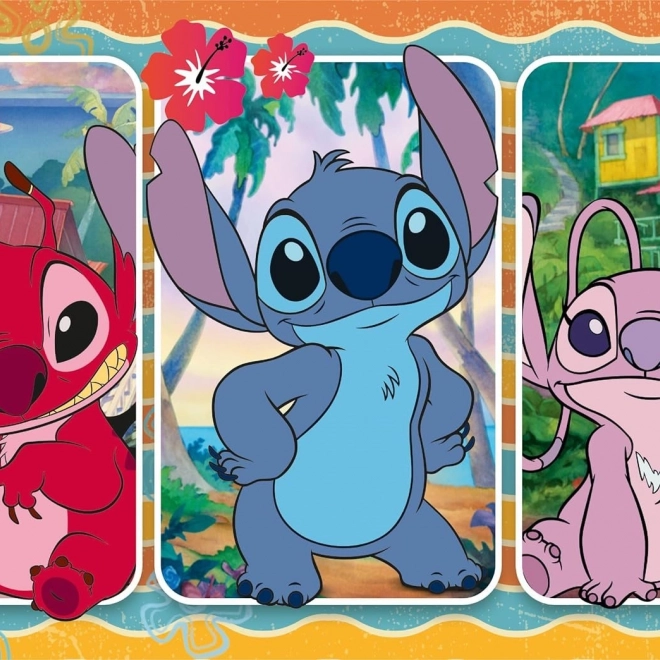 Puzzle 24 darabos Maxi Disney: Stitch