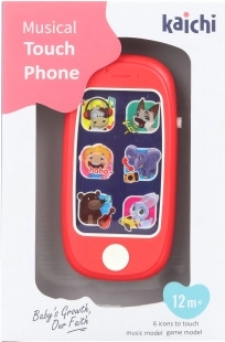 Gyerek érintőképernyős telefon fényekkel és hangokkal