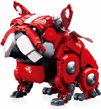 Sluban mechanikus vörös bulldog