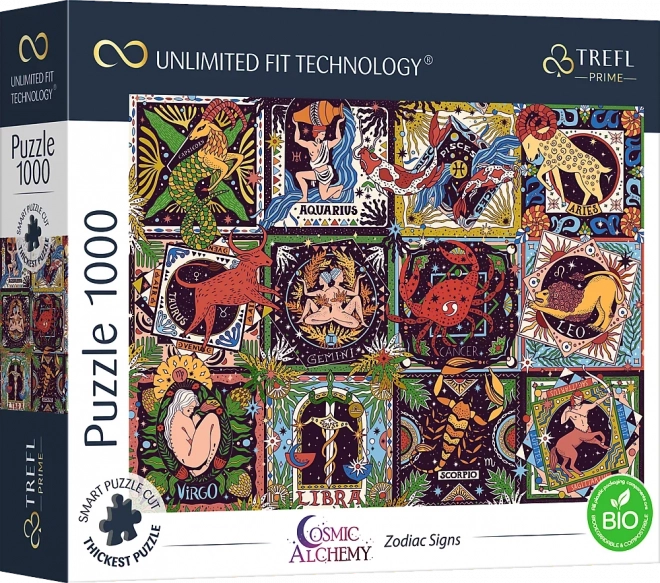 Puzzle TREFL Űrvarázslat: Állatövi jelek 1000 darab