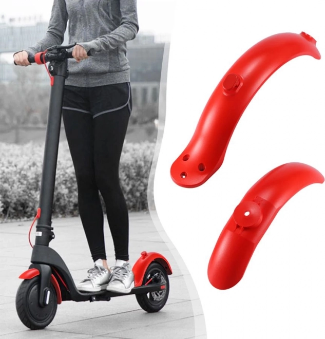 Sárvédőkészlet Xiaomi M365/PRO rollerhez - piros