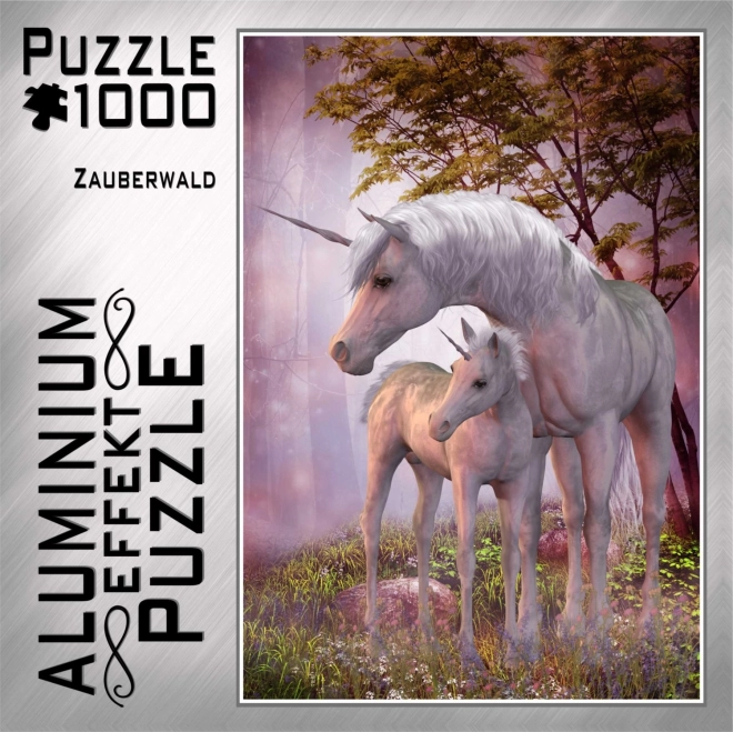 Fémes puzzle Varázserdő 1000 darab