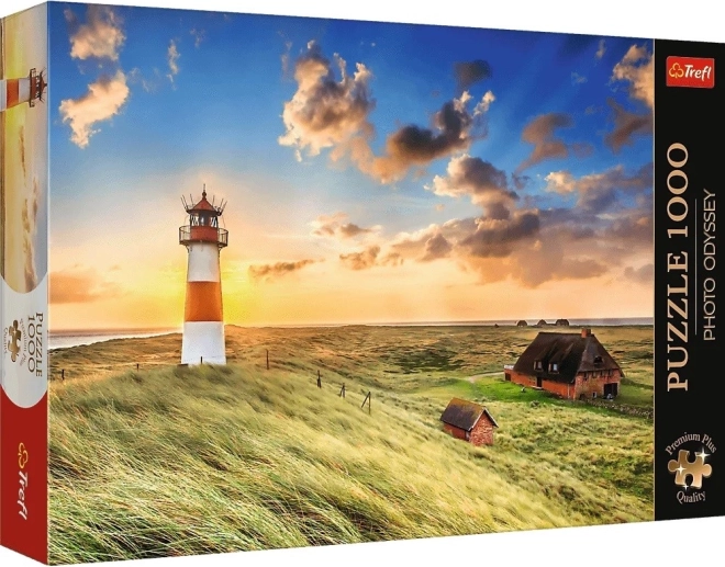 Trefl puzzle 1000 darabos Photo Odyssey – világítótorony Sylt szigetén