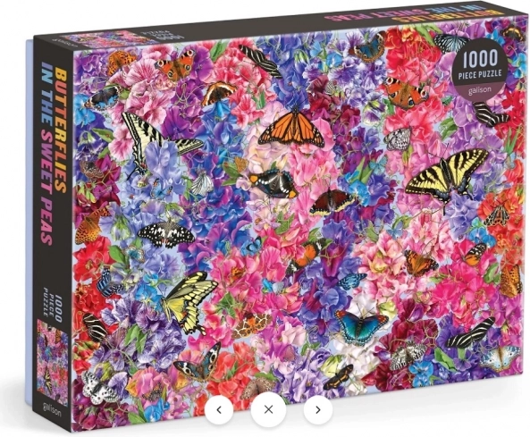 galison puzzle lepkék édes borsóban 1000 darab