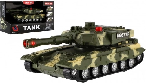 20 cm-es tank lendkerekes meghajtással, fénnyel és hanggal
