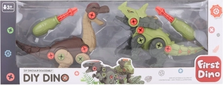 Csavarozható dinoszauruszok – 2 darabos készlet