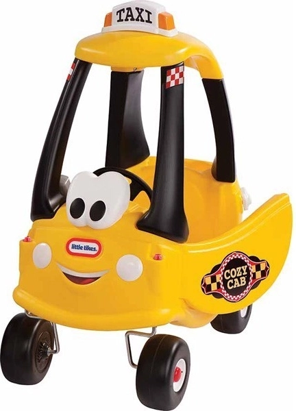 Fekete Taxi Cozy Coupe Járgány – Sárga