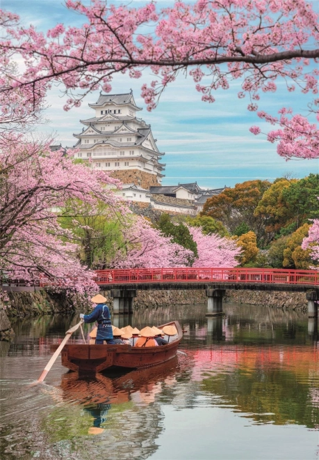 Clementoni Puzzle Himeji Vár tavasszal 1000 darab