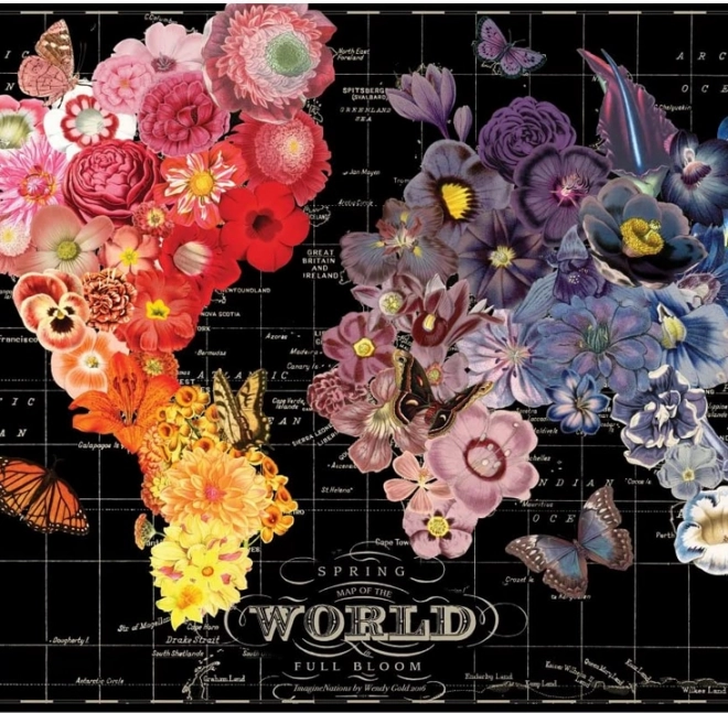 Galison puzzle Virágzó Föld 1000 darab