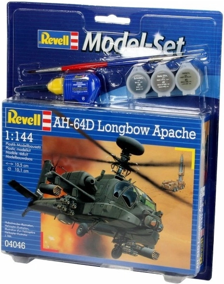 AH-64D Longbow Apache helikopter makettkészlet 1:144
