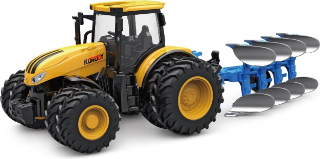Traktor tartozékokkal és effektekkel