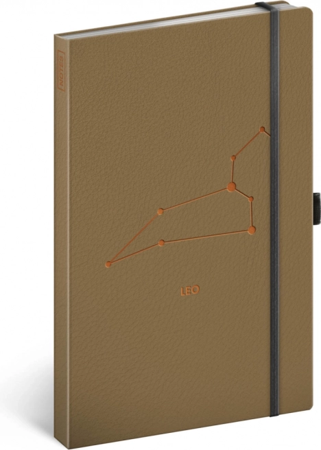 NOTIQUE OROSZLÁN notesz – vonalas, 13 × 21 cm