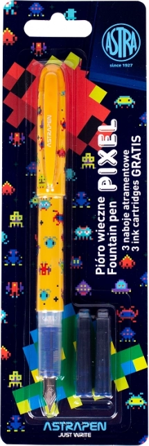 Astra töltőtoll pixel 3 cserélhető betéttel