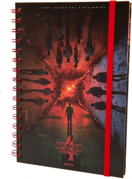 Gyűrűs jegyzetfüzet Stranger Things 4