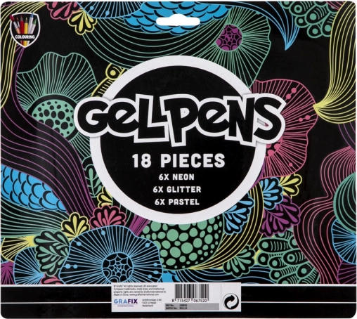 18 darabos zselés toll készlet