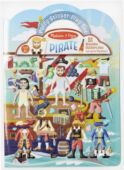 Tengerészeti kreatív készlet - Újrahasználható matricák Melissa & Doug-tól