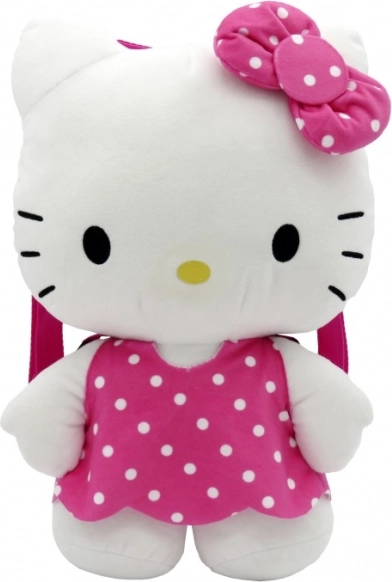 Hello Kitty rózsaszín plüss hátizsák