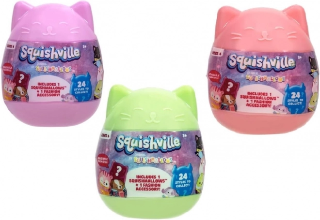 Plüss mini Squishville kapszulában