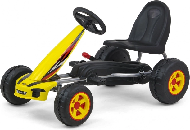 Viper pedálos gokart – Sárga