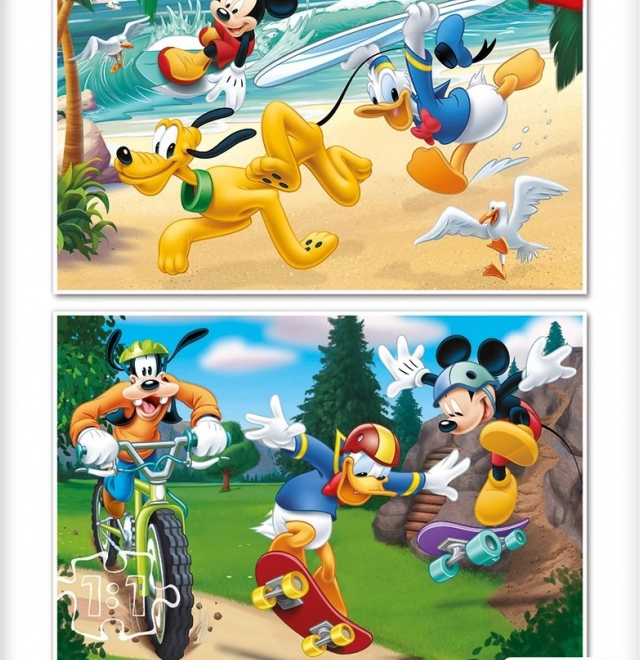 Mickey sportol kirakó 2×77 darab
