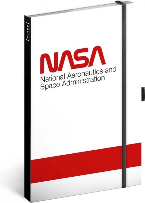 NOTIQUE NASA jegyzetfüzet, vonalas 13 × 21 cm