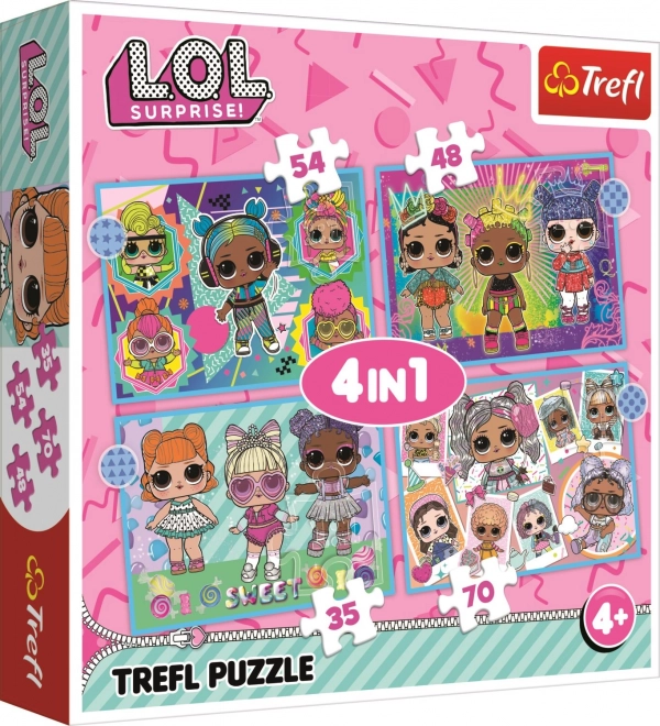 Puzzle 4az1 Ismerd meg az L.O.L. Surprise babákat