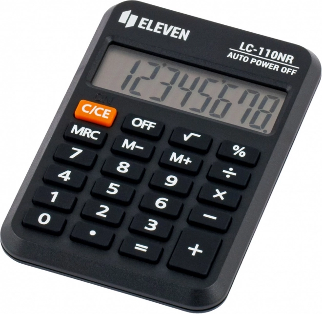 ELEVEN zsebszámológép, fekete